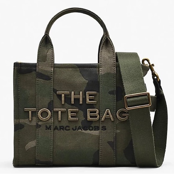 Marc Jacobs Handbags - Marc Jacobs The Camo Jacquard Small Tote Bag - Green